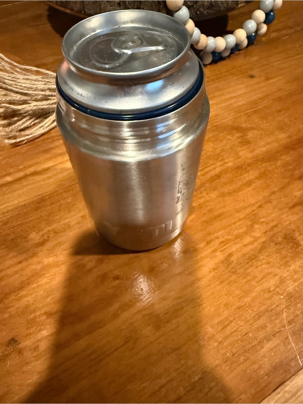 Yeti Silver Can-Style Decorative Tumbler